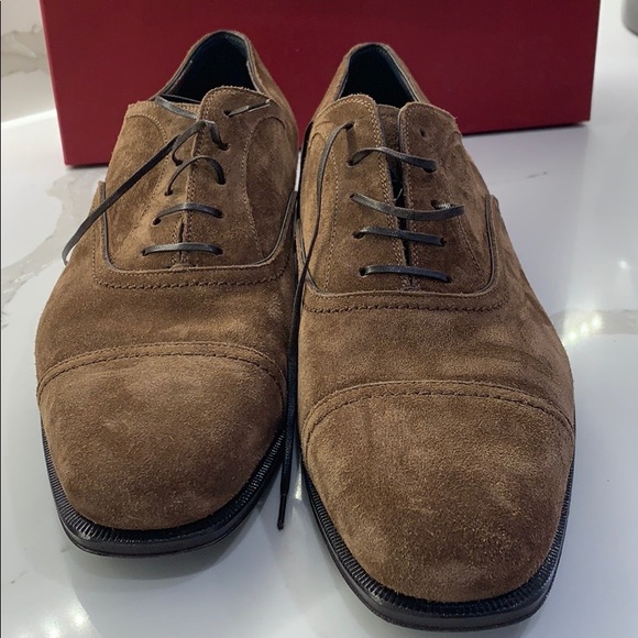 Salvatore Ferragamo 11.5E suede brown - Picture 3 of 7